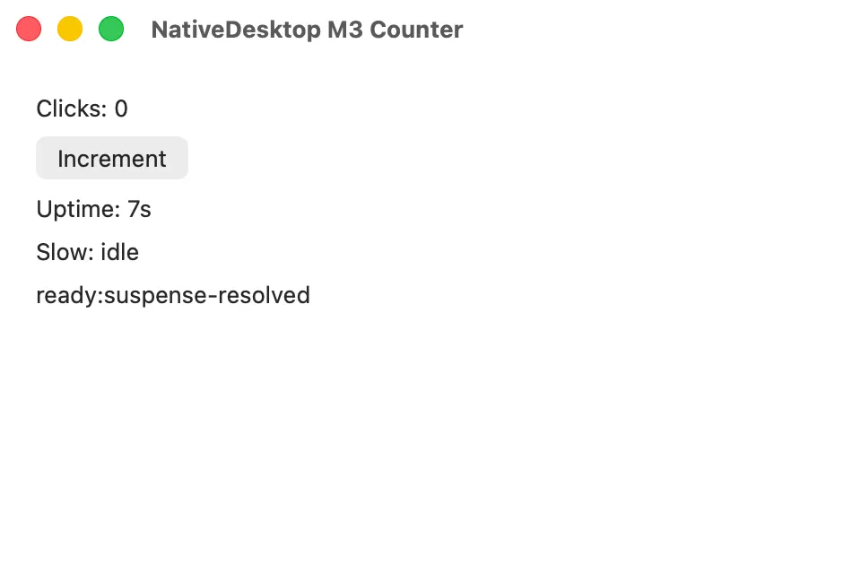The counter example on macOS (AppKit)