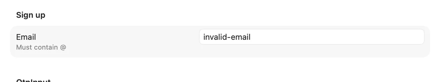 A Form with inline validation on macOS (AppKit)
